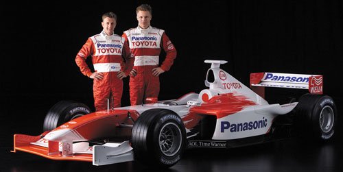TOYOTA PANASONIC TF102 A.MCNISH ’02 1:8 model