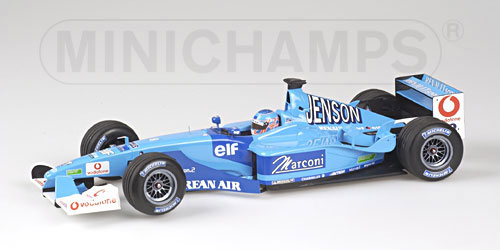BENETTON RENAULT B201 J.BUTTON 2001 1:18 model