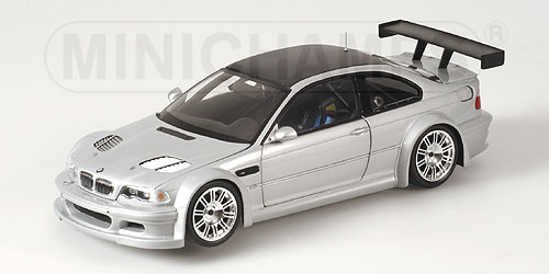 BMW M3 GTR ‘CARBON ROOF’ – 2001 – SILVER 1:18 model