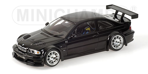 BMW M3 GTR STREET (E46) – 2001 – BLACK 1:18 model