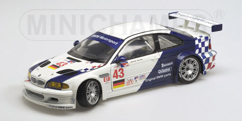 BMW M3 GTR – MUELLER/MUELLER – TEAM BMW MOTORSPORT – ALMS 2001 1:18 model