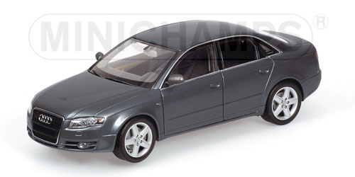 AUDI A4 SALOON – 2005 – DOLPHIN GREY METALLIC 1:18 model