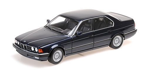 BMW 730I (E32) – 1986 – BLUE METALLIC 1:18 model
