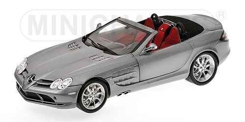 MERCEDES-BENZ SLR-MCLAREN ROADSTER – 2007 – GREY METALLIC 1:18 model
