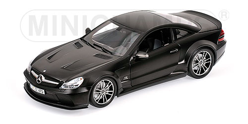 MERCEDES-BENZ SL65 AMG BLACK SERIES (R230) – 2009 – MATT BLACK 1:18 model