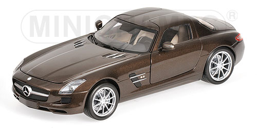 MERCEDES-BENZ SLS AMG – 2010 – BROWN METALLIC L.E. 1008 pcs. 1:18 model