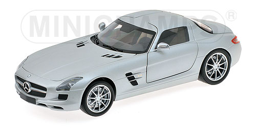 MERCEDES-BENZ SLS AMG – 2010 – MATT SILVER L.E. 1008 pcs. 1:18 model