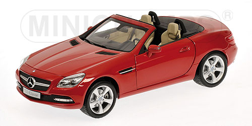 MERCEDES-BENZ SLK-CLASS – 2011 – RED 1:18 model