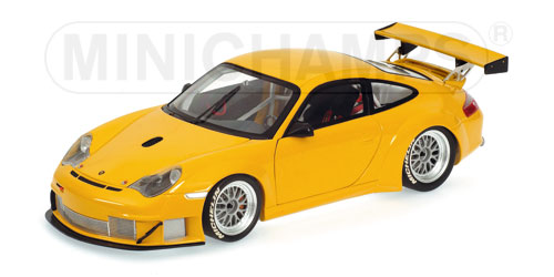 PORSCHE 911 GT3 RSR – 2004 – YELLOW 1:18 model