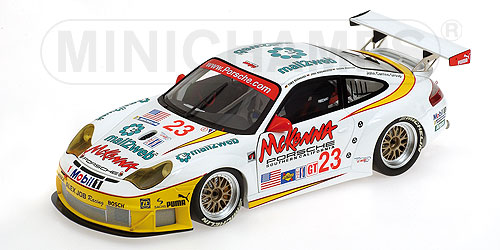 PORSCHE 911 GT3 RSR – BENRHARD/BERGMEISTER/MAASEN – CLASS WINNER – ALEX JOB RACING -12H SEBRING 2004 1:18 model
