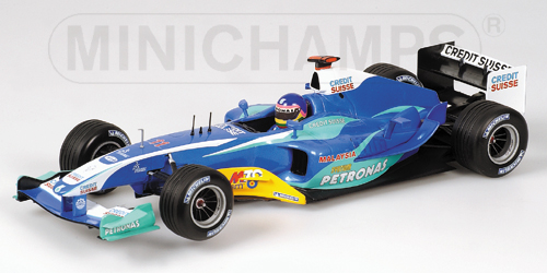 SAUBER PETRONAS J.VILLENEUVE PRES. 1:18 model