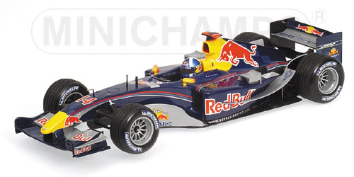 RED BULL COSW. D.C. SHOWCAR F1 2005 1:18 model