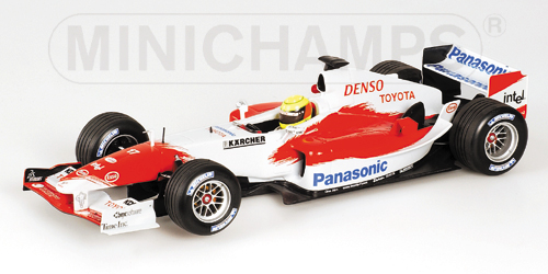 TOYOTA R.SCHUMACHER PRESENT.2005 1:18 model