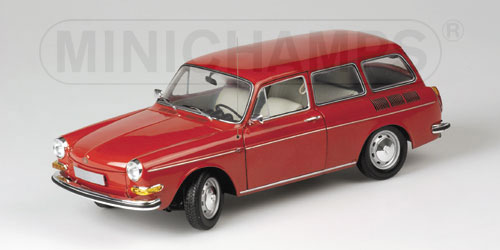 VOLKSWAGEN 1600 L BREAK – 1970 – RED 1:18 model