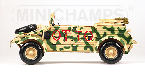 VOLKSWAGEN – TYPE 82 – KÜBELWAGEN – I./JG. 27 – TRIPOLIS 1942 1:18 model