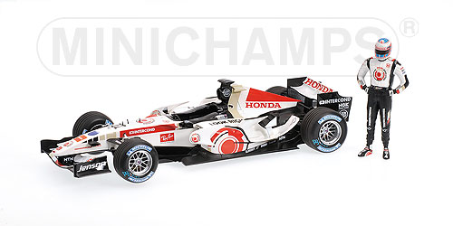 HONDA F1 RACING TEAM RA106 – JENSON BUTTON – 2006 – 1st WIN GP HUNGARY L.E. 2792 pcs. 1:18 model