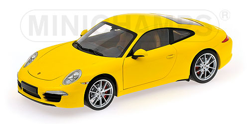 PORSCHE CARRERA S (991) – 2011 – YELLOW L.E. 504 pcs. 1:18 model