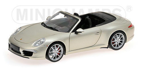 PORSCHE 911 CARRERA S CABRIO (991) – 2012 – SILVER 1:18 model