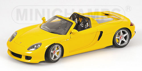 PORSCHE CARRERA GT – 2003 – YELLOW 1:18 model