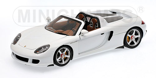 PORSCHE CARRERA GT – 2003 – WHITE 1:18 model