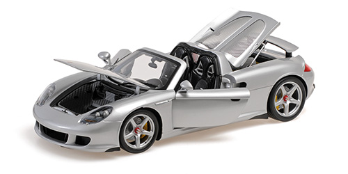 PORSCHE CARRERA GT – 2003 – SILVER 1:18 model