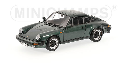 PORSCHE 911 CARRERA COUPE 3.2 – 1983 – GREEN METALLIC 1:18 model
