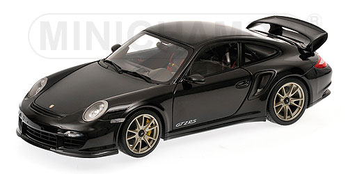 PORSCHE 911 (997 II) GT2 RS – 2011 – BLACK W/ SILVER WHEELS L.E. 504 pcs. 1:18 model