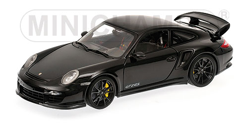 PORSCHE 911 (997 II) GT2 RS – 2011 – BLACK W/ BLACK WHEELS 1:18 model