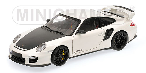 PORSCHE 911 (997 II) GT2 RS – 2011 – WHITE W/ BLACK WHEELS 1:18 model