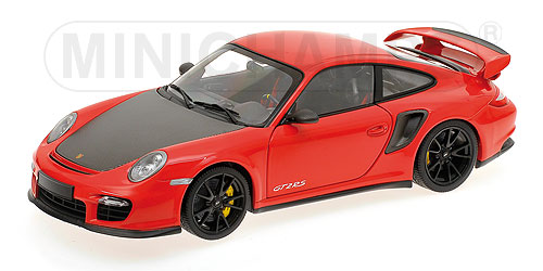 PORSCHE 911 (997 II) GT2 RS – 2011 – RED W/ BLACK WHEELS L.E. 504 pcs. 1:18 model