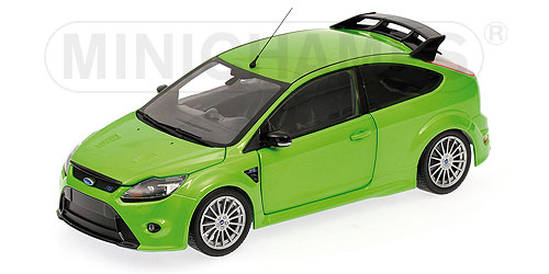 FORD FOCUS RS – 2010 – GREEN METALLIC 1:18 model