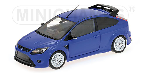 FORD FOCUS RS – 2010 – BLUE METALLIC 1:18 model