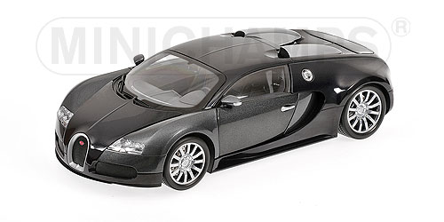 BUGATTI VEYRON – 2009 – BLACK METALLIC/GREY METALLIC 1:18 model