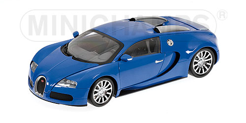 BUGATTI VEYRON – 2010 – BLUE/BLUE 1:18 model