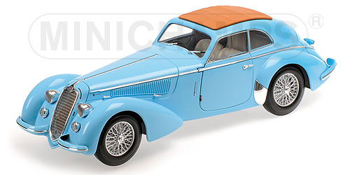 ALFA ROMEO 8C 2900 B LUNGO – 1938 – LIGHT BLUE 1:18 model