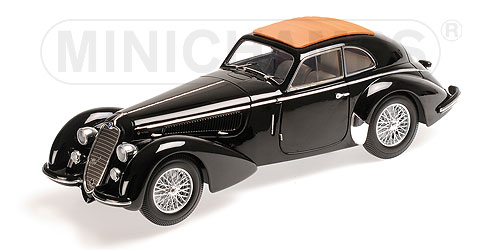 ALFA ROMEO 8C 2900 B LUNGO – 1938 – BLACK 1:18 model