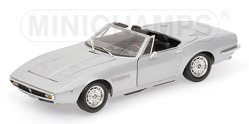 MASERATI GHIBLI CABRIOLET – 1969 – SILVER 1:18 model