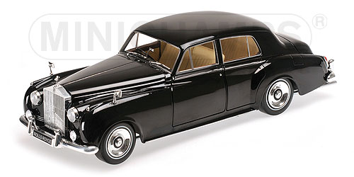 ROLLS ROYCE SILVER CLOUD II – 1960 – BLACK 1:18 model