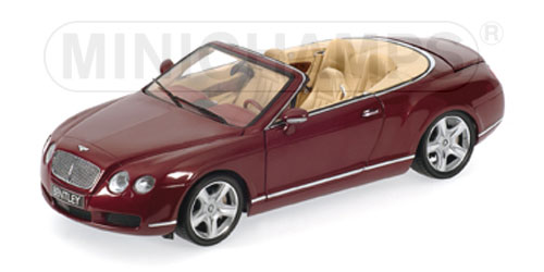 BENTLEY CONTINENTAL GTC – 2006 – RED METALLIC 1:18 model
