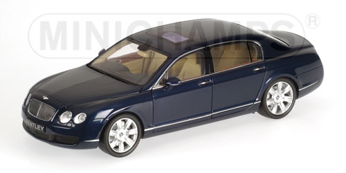 BENTLEY CONTINENTAL FLYING SPUR – 2005 – BLUE METALLIC 1:18 model