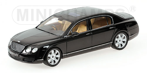 BENTLEY CONTINENTAL FLYING SPUR – 2005 – BLACK METALLIC 1:18 model