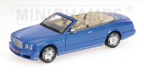 BENTLEY AZURE – 2006 – BLUE METALLIC 1:18 model