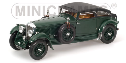 BENTLEY 6 1/2 LITRE – GURNEY NUTTING SALOON – ‘BLUE TRAIN SPECIAL’ – 1930 – GREEN 1:18 model