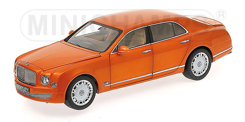 BENTLEY MULSANNE – 2010 – ORANGE FLAME 1:18 model
