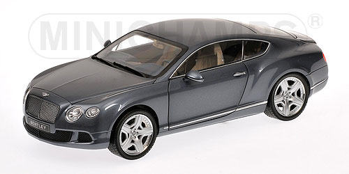 BENTLEY CONTINENTAL GT – 2011 – GREY METALLIC 1:18 model