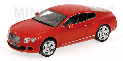 BENTLEY CONTINENTAL GT – 2011 – RED 1:18 model