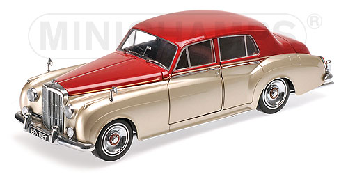 BENTLEY S2 – 1960 – SILVER/DARK RED 1:18 model