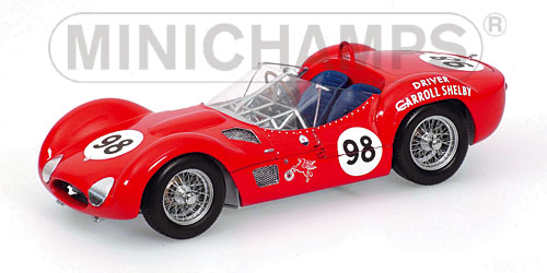 MASERATI TIPO 61 – CARROLL SHELBY – WINNER TIMES/MIRROR – GP FOR SPORTS CARS 1960 1:18 model