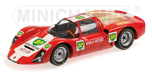 PORSCHE 906E – ‘BP WORLD RECORD RUNS’ – MONZA 1967 L.E. 360 pcs. 1:18 model
