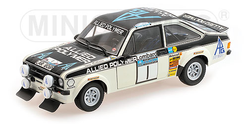 FORD ESCORT II RS1800 – ‘ALLIED POLYMER’ – MAKINEN/LIDDON – WINNERS RAC RALLY – 1975 L.E. 630 pcs. 1:18 model